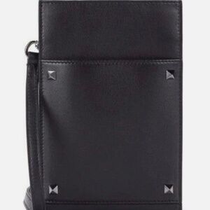 Valentino Garavani Men’s Rockstud Phone Case Crossbody - Made in Italy - NWT